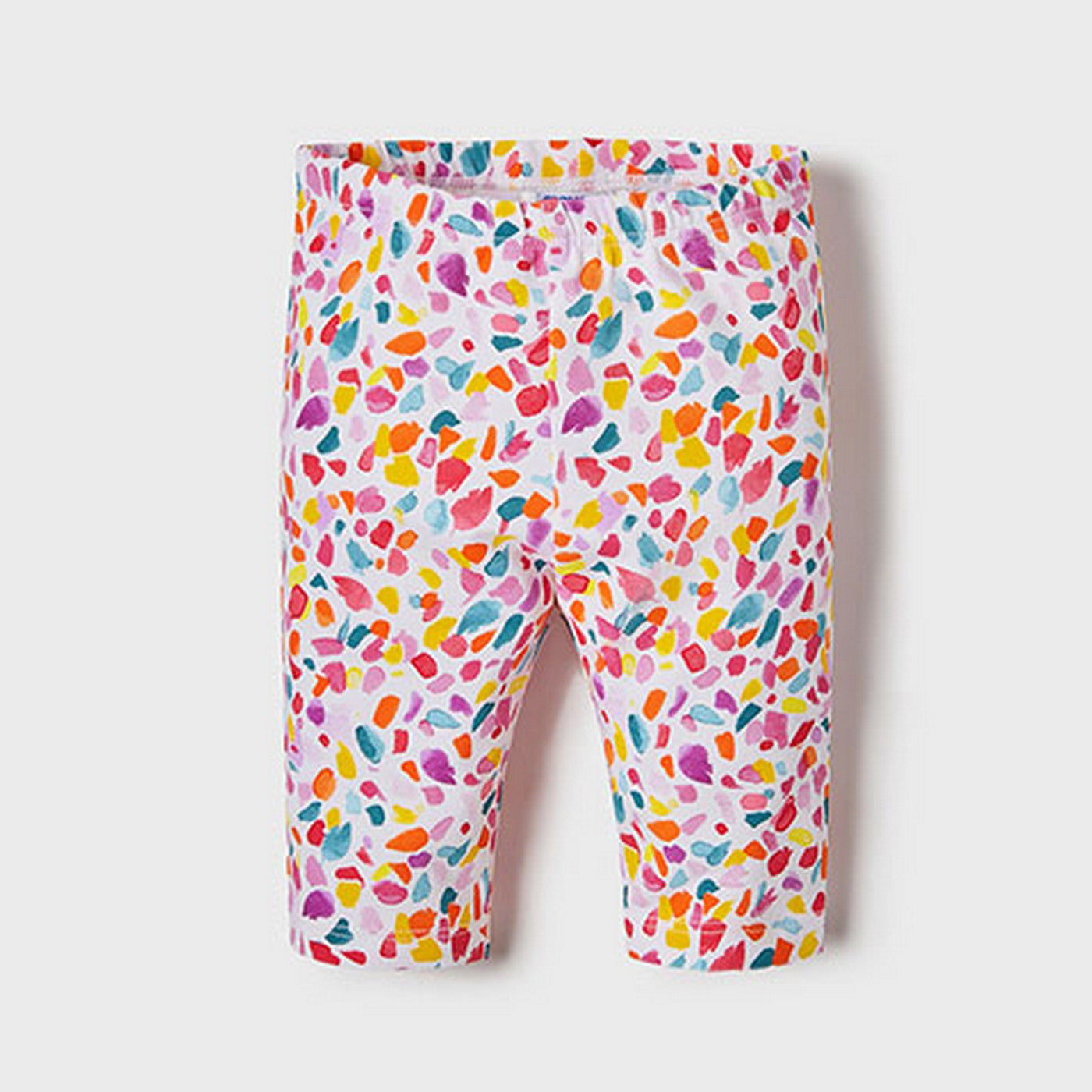 Leggings In Cotone Con Stampa Multicolour Neonata MAYORAL 1718 - MAYORAL - LuxuryKids