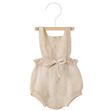 Pagliaccetto In Filo Con Fiocco E Traforatura Neonati Unisex CONDOR 55906 - Condor - LuxuryKids