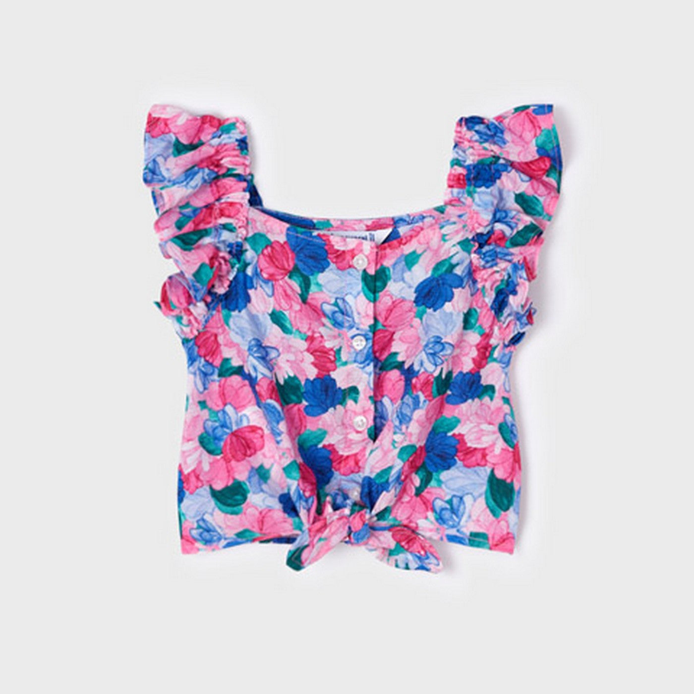 Blusa Smanicata Stampata Bambina MAYORAL 3131 - MAYORAL - LuxuryKids