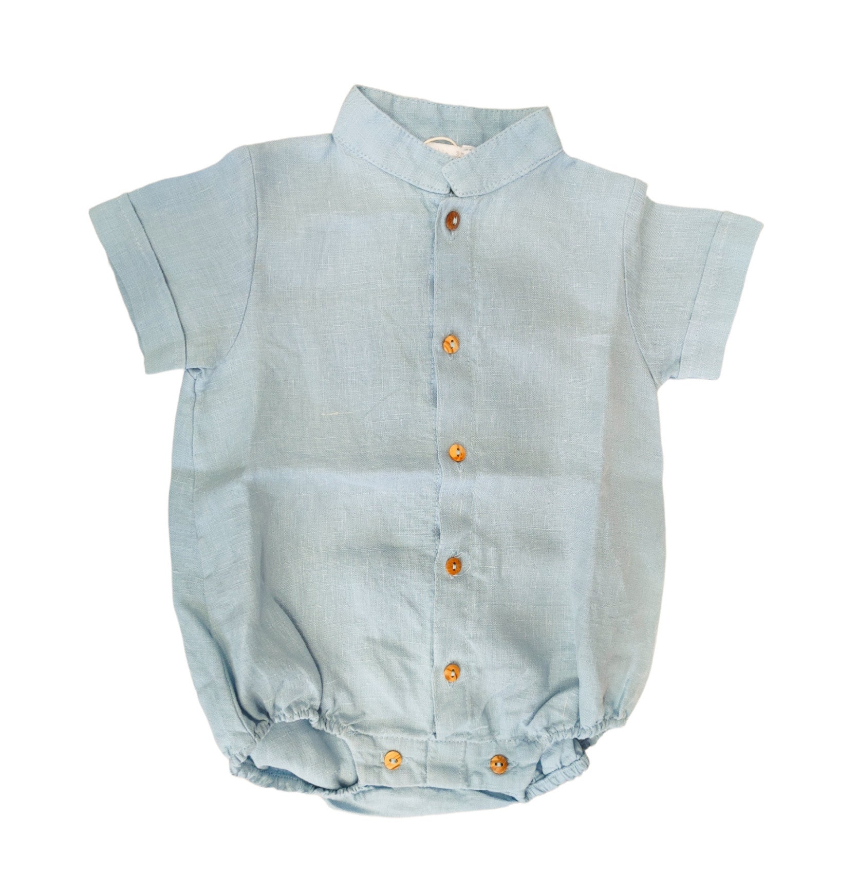 Pagliaccetto Corto Neonato in Lino 7916A WEDOBLE - WEDOBLE - LuxuryKids
