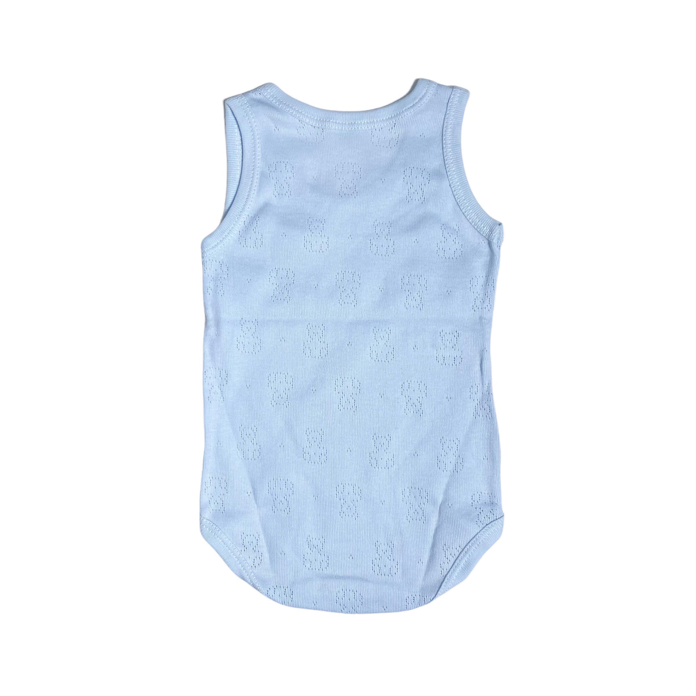 Body Giro Manica Spalla Larga In Cotone Traforato Neonato-a Unisex CALAMARO 1777 - CALAMARO - LuxuryKids