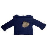 Cappotto Doppiopetto Con Cappuccio Sfoderato In Caldo Cotone Neonato A&J 114 - A&J - LuxuryKids