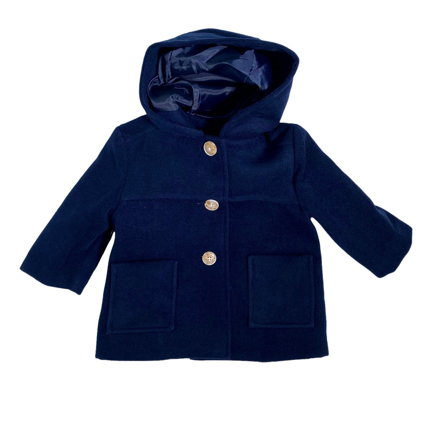 Cappotto Con Cappuccio In Panno Neonato DEL SUR 3993C - DEL SUR - LuxuryKids