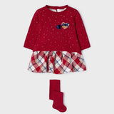 Completo 3 Pezzi Con Gonna Maglioncino E Calze Neonata MAYORAL 2817 - MAYORAL - LuxuryKids