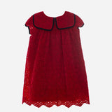 Abito Mezza Manica In Pizzo Con Fiocco Neonata PATACHOU 3633293