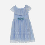 Abito Smanicato In Pizzo Bambina PATACHOU 3633544
