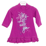 Abito Casual Neonata Fucsia Sarabanda F848 - SARABANDA - LuxuryKids