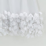 Abito con Bretelle con Fiori Bambina Bianco Take Two A00258 - TAKE TWO - LuxuryKids