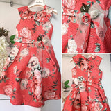 Abito Elegante Floreale Bambina Piccola Speranza PS173029 - PICCOLA SPERANZA - LuxuryKids