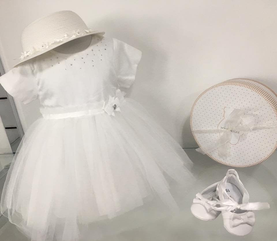 Abito Elegante Neonata Minibanda S725 - MINIBANDA - LuxuryKids