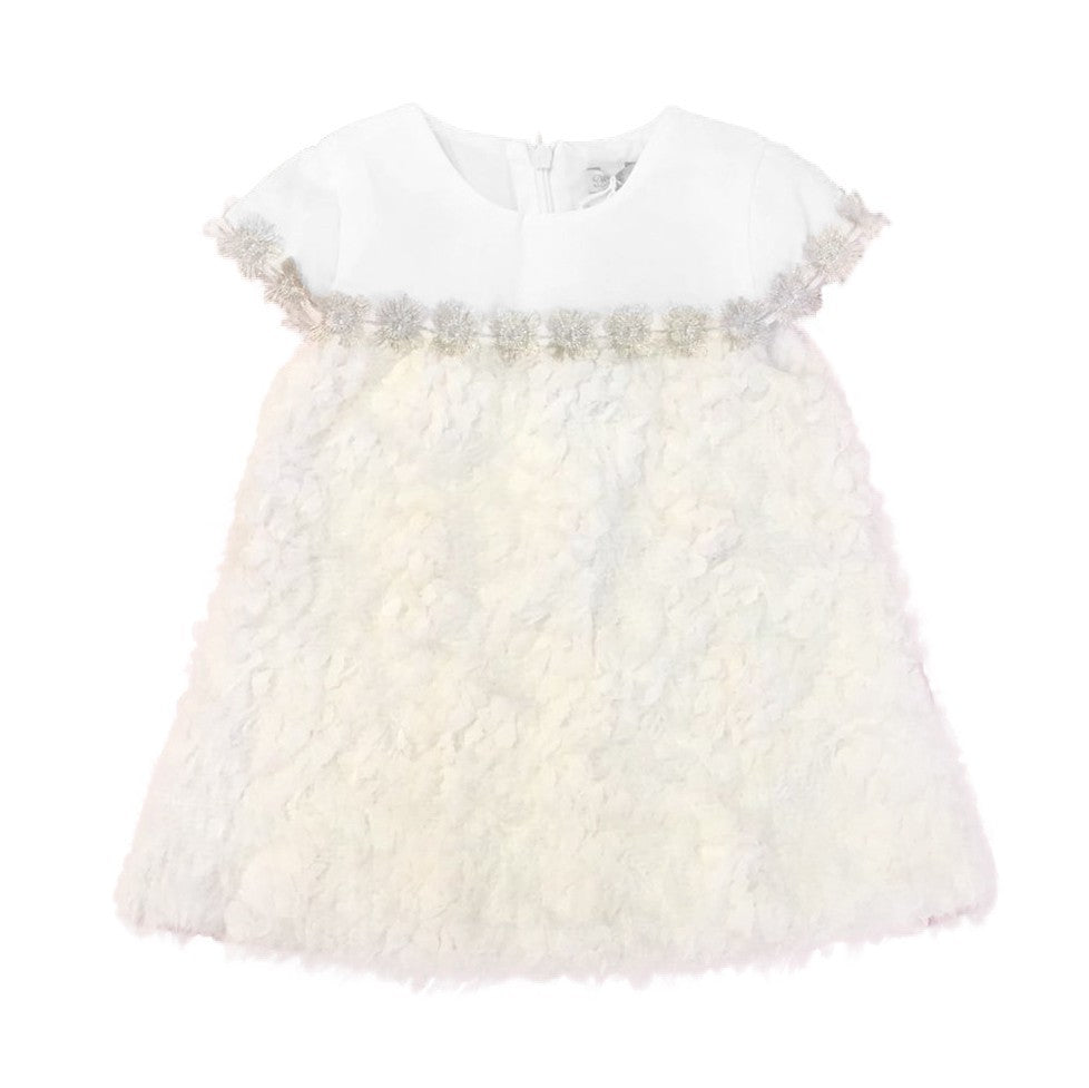Abito Elegante Panna-Oro Neonata Patachou 2133507 - PATACHOU - LuxuryKids