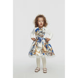 Abito Elegante Stampa Alice Nel Paese Delle Meraviglie Neonata LIALEA DSB0202 - LIALEA - LuxuryKids