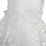 Abito Elegante Tulle Battesimo Neonata Bufi B10131A - BUFI - LuxuryKids