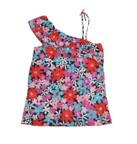 Abito Monospalla Bambina Multicolour Take Two A00384 - TAKE TWO - LuxuryKids