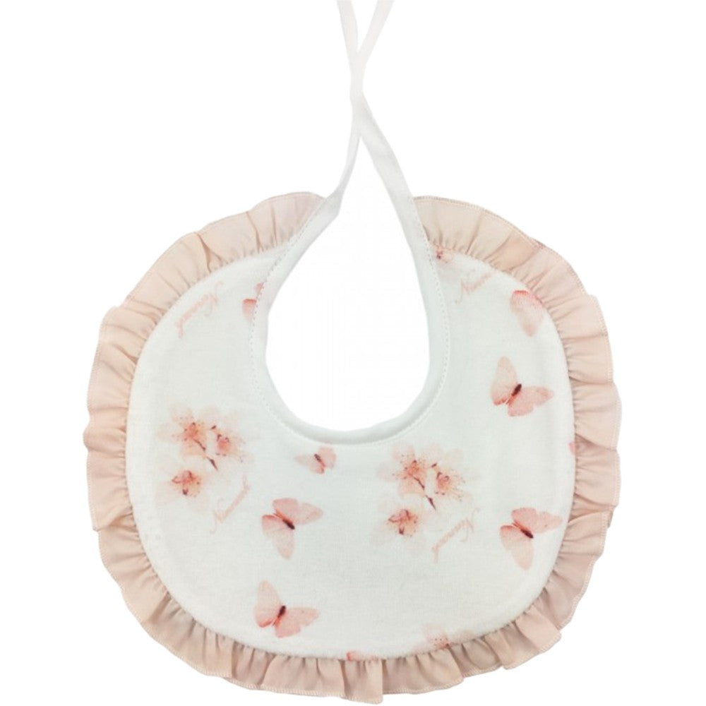 Bavetta In Ciniglia Con Stampa Farfalle  Neonata NINNAOH I2028 - NINNAOH - LuxuryKids