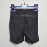 Bermuda Grigio Elegante Per Neonato Manuell&Frank MF2000N - MANUELL&FRANK - LuxuryKids