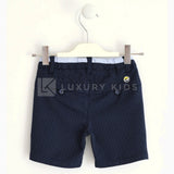 Bermuda in cotone Elegante Beige  Neonato Sarabanda J533 - SARABANDA - LuxuryKids