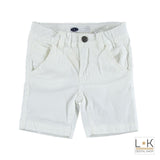 Bermuda Tinta Unita Neonato Bianco Sarabanda I530 - SARABANDA - LuxuryKids