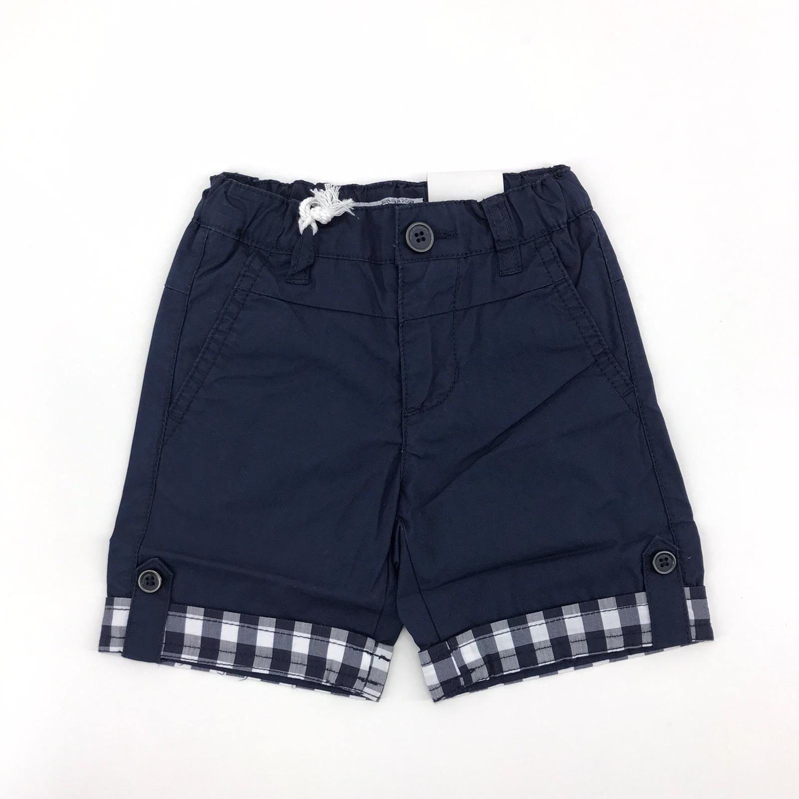 Bermuda Tinta Unita Neonato Blu Sarabanda I531 - SARABANDA - LuxuryKids