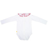 Body Con Collo Volant Fiorellini Neonata Chua B2T2GA - CHUA - LuxuryKids