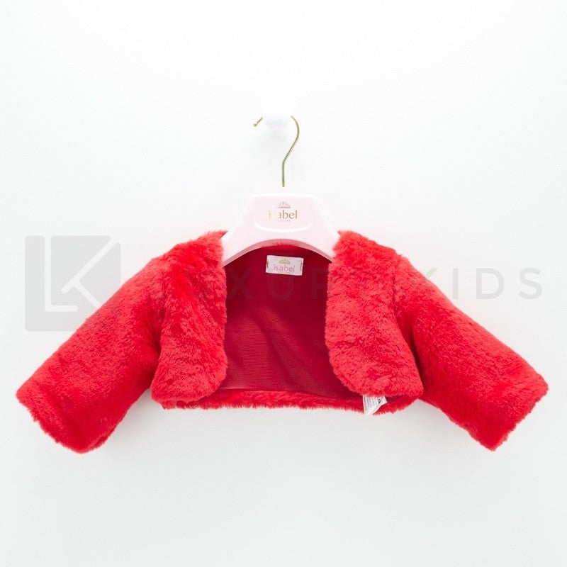 Bolerino In Ecopelliccia Neonata Isabel 6430 - ISABEL - LuxuryKids