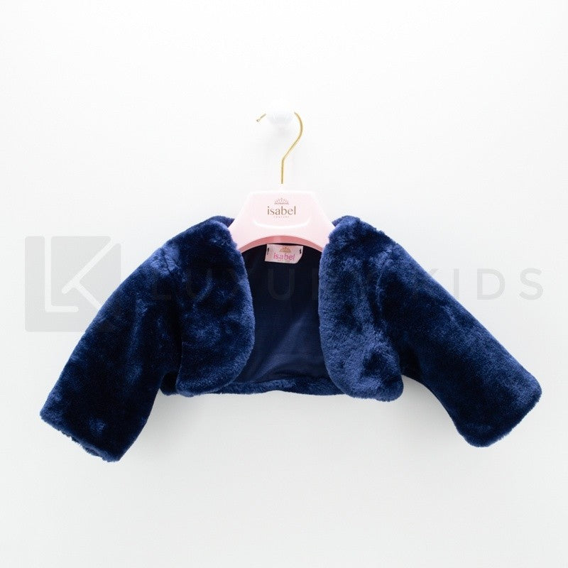 Bolerino In Ecopelliccia Neonata Isabel 6430 - ISABEL - LuxuryKids