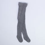 Calzamaglia In Caldo Cotone Traforata Grigio Scuro Neonati CARLOMAGNO 1031 - CARLOMAGNO - LuxuryKids