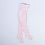 Calzamaglia In Caldo Cotone Traforata Rosa Neonata CARLOMAGNO 1031 - CARLOMAGNO - LuxuryKids
