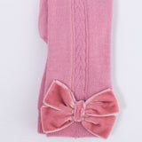 Calzini Caldo Cotone Fiocco Velluto Bambina Carlo Magno 2421 - CARLOMAGNO - LuxuryKids