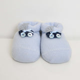 Calzini scarpetta in lana e carrozzina in pannolencio Neonato Celeste STORY LORIS 4921C-00 - STORY LORIS - LuxuryKids
