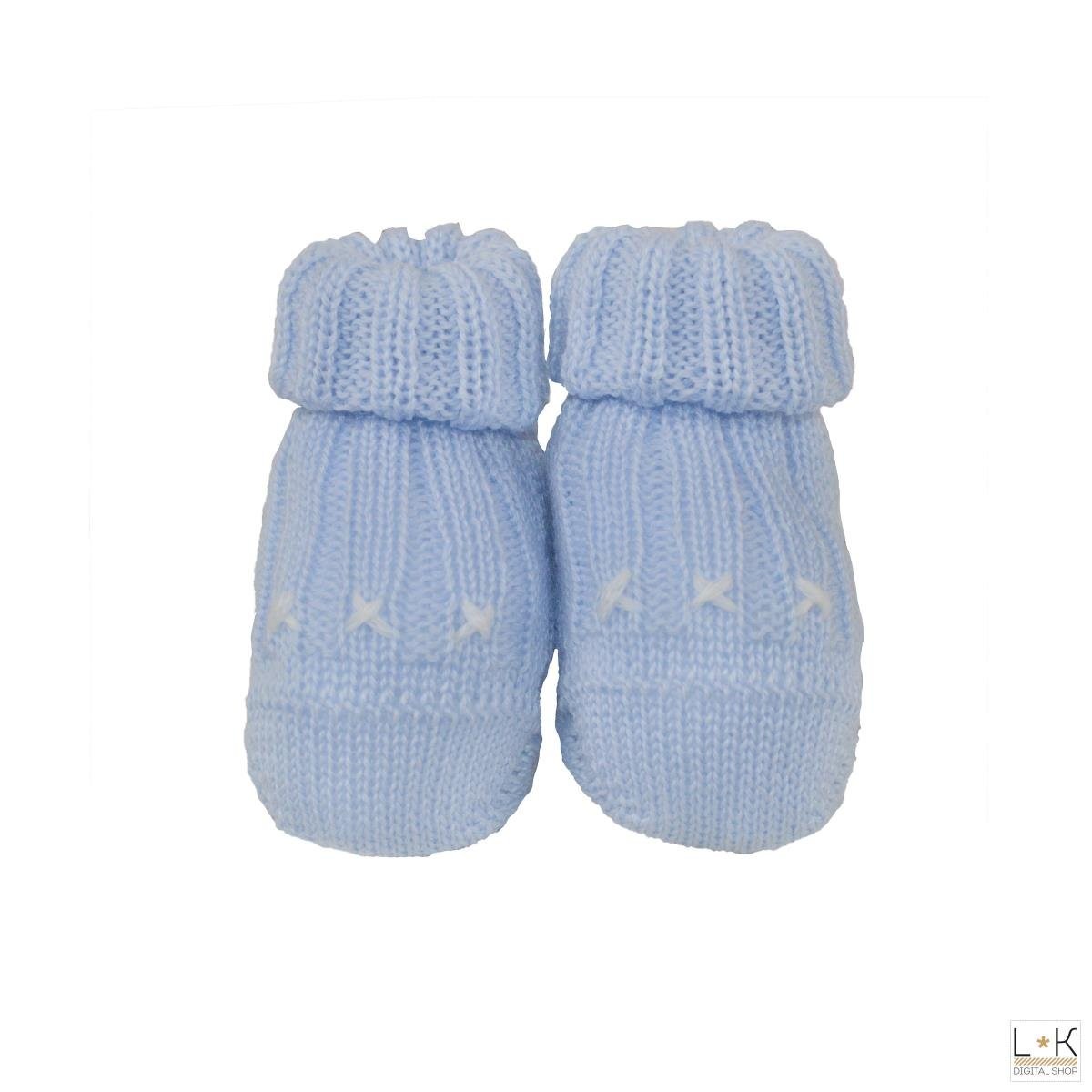 Calzini Scarpetta In Lana Neonato PRIMODI' BEBE' 18.10 - PRIMODI' BEBE' - LuxuryKids