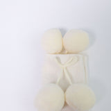 Calzino Lungo In Caldo Cotone Costine Con Pompon Neonati CARLOMAGNO 2341 - CARLOMAGNO - LuxuryKids