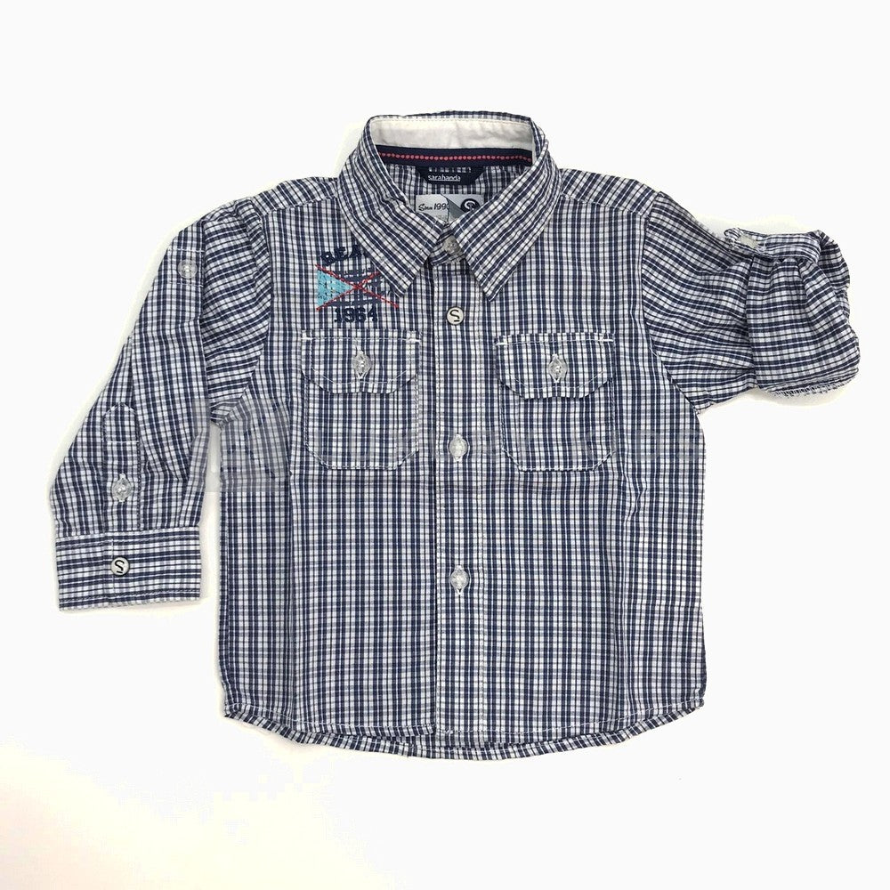Camicia a Quadretti Neonato Sarabanda E113 - SARABANDA - LuxuryKids