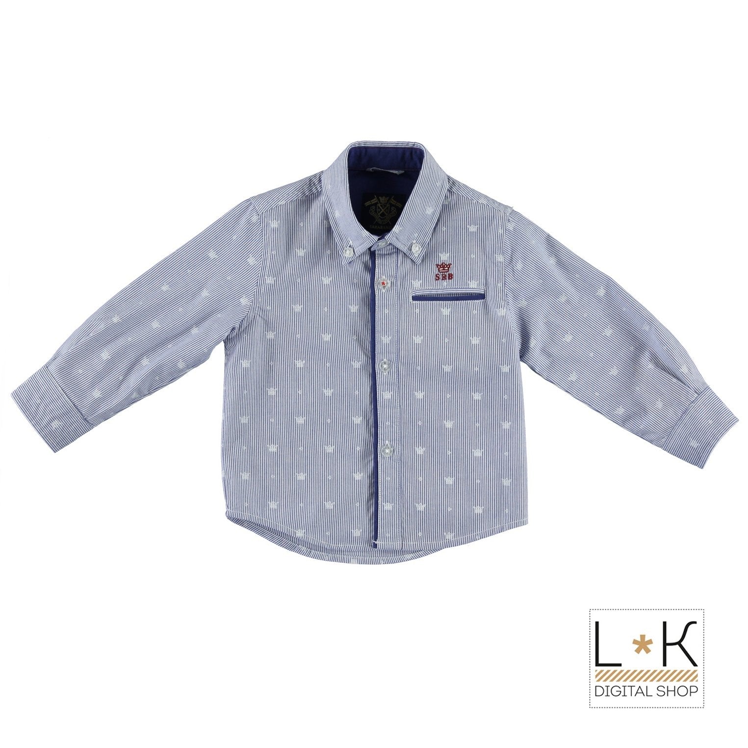 Camicia a Righe Neonato Sarabanda N115 - SARABANDA - LuxuryKids