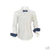 Camicia a Tinta Unita con Papillon incluso Bambino Brian Rush AAVCAMP - BRIAN RUSH - LuxuryKids