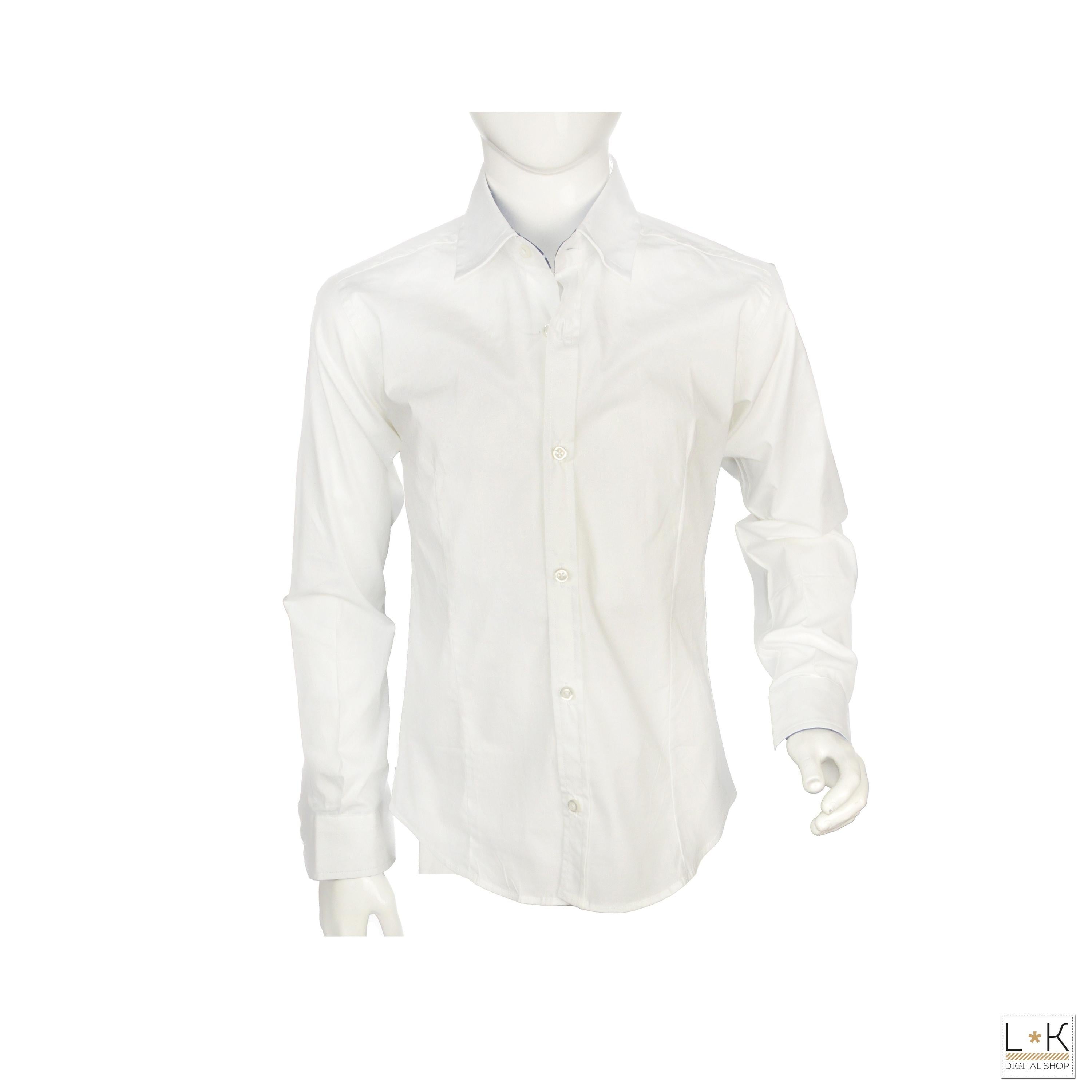 Camicia a Tinta Unita con Papillon incluso Bambino Brian Rush AAVCAMP - BRIAN RUSH - LuxuryKids