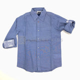 Camicia Azzurra in Tinta Unita Bambino Sarbanda G321 - SARABANDA - LuxuryKids