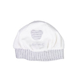 Cappellino in Ciniglia Neonato Panna NINNAOH I15274 - NINNAOH - LuxuryKids