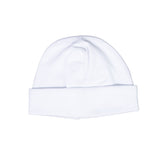 Cappellino Nascita In Cotone In Tinta Unita Bianco Neonato-a TENERI BEBE' R350 - TENERI BEBE' - LuxuryKids