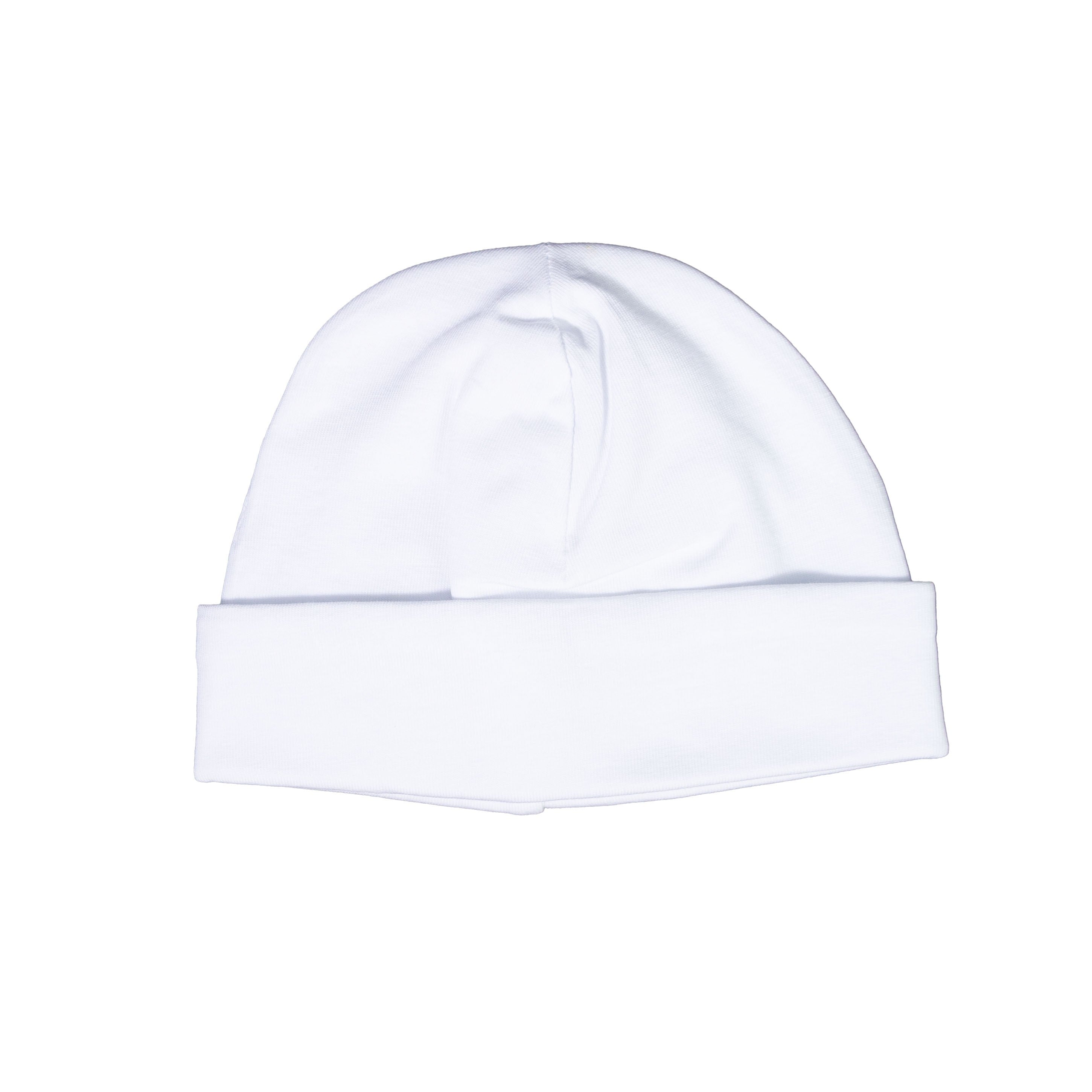 Cappellino Nascita In Cotone In Tinta Unita Bianco Neonato-a TENERI BEBE' R350 - TENERI BEBE' - LuxuryKids