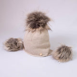Cappello Caldo Cotone Con Pom Pon Bambino JAMIKS JZD325 - JAMIKS - LuxuryKids