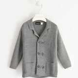 Cardigan doppio petto Misto Lana Bambino SARABANDA 1103 - SARABANDA - LuxuryKids
