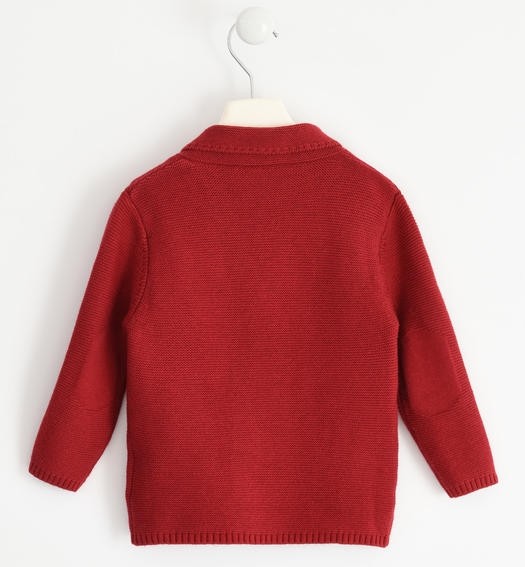 Cardigan doppio petto Misto Lana Bambino SARABANDA 1103 - SARABANDA - LuxuryKids