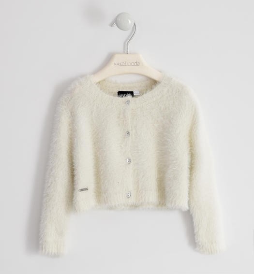 Cardigan in Caldo Cotone in Pelliccia Neonato Sarabanda 1245 - SARABANDA - LuxuryKids