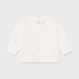 Cardigan In Cotone Tricot Neonato MAYORAL 1330 - MAYORAL - LuxuryKids