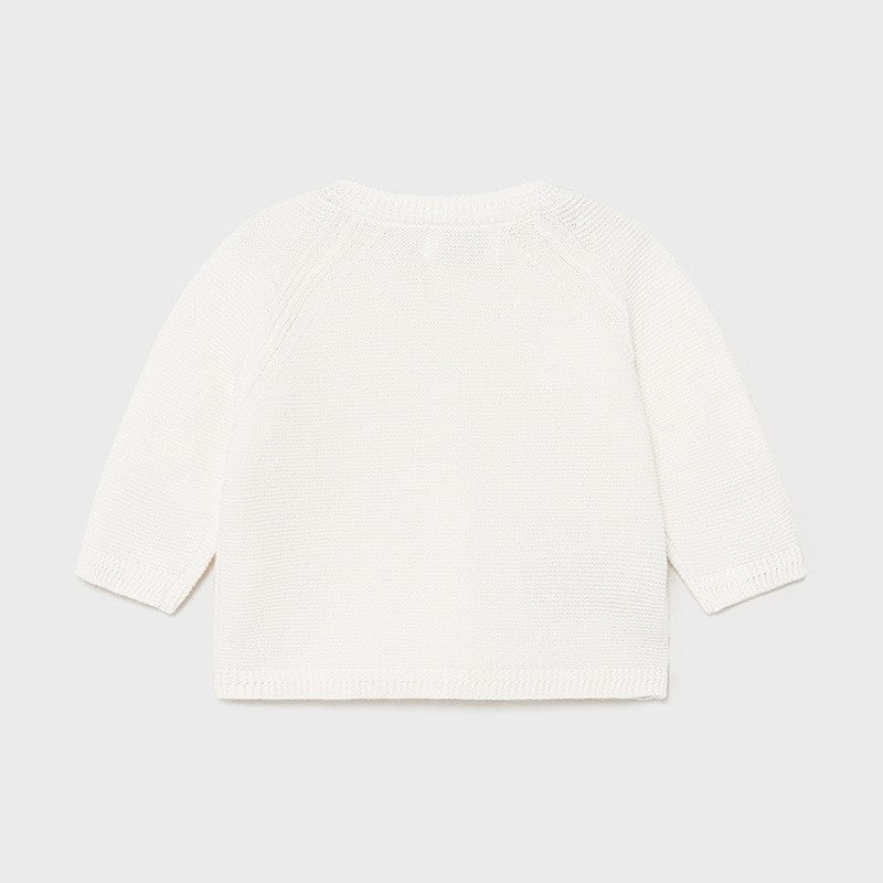 Cardigan In Cotone Tricot Neonato MAYORAL 1330 - MAYORAL - LuxuryKids