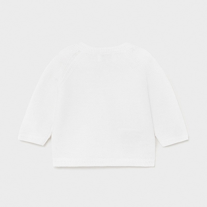 Cardigan In Cotone Tricot Neonato MAYORAL 1330 - MAYORAL - LuxuryKids