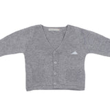 Cardigan in Filo Di Cotone Grigio Neonato DR KID DK109 - DR.KID - LuxuryKids