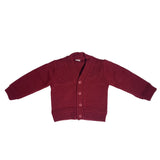 CardiganEleganteInvernaleNeonatoPONTOPORPONTO758BordeauxLuxurykids