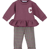 CompletoConPantaloneEFelpaNeonataCALAMARO17779Luxurykids